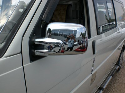 Накладки на зеркала АБС хром 2 шт  VW T4 TRANSPORTER 1995 - 2003 ― PEARPLUS.ru